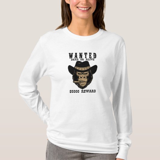 Gezocht dood of levend t-shirt (Voorkant)