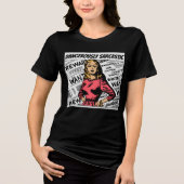 Gezocht: Een meisje zo gevaarlijk sarcastisch Tri-Blend Shirt (Voorkant)