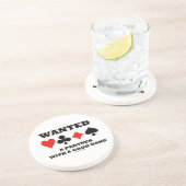 Gezocht een partner met een goede vier-handssuitru zandsteen onderzetter (Zijkant)