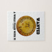 Gezocht een wereld gevuld met PI (Pi Pie Wiskunde Legpuzzel (Horizontaal)