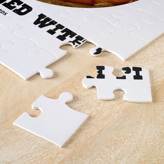 Gezocht een wereld gevuld met PI (Pi Pie Wiskunde Legpuzzel (Zijkant)