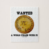 Gezocht een wereld gevuld met PI (Pi Pie Wiskunde Legpuzzel (Verticaal)