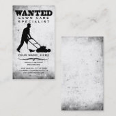 Gezocht: gazon zorgspecialist visitekaartje (Voorkant / Achterkant)