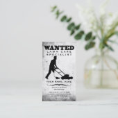 Gezocht: gazon zorgspecialist visitekaartje (Staand voorkant)