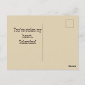 Gezocht Geheel Western Poster Valentijnse Briefkaart (Achterkant)