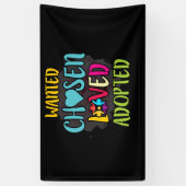 Gezocht gekozen spandoek (Verticaal)