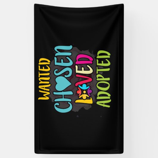 Gezocht gekozen spandoek (Verticaal)