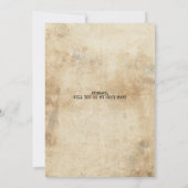 Gezocht getuige van de bruidegom Grappige foto-uit (Achterkant)