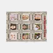 Gezocht gewild Poster, aangepaste foto Fleece Deken (Voorkant (Horizontaal))