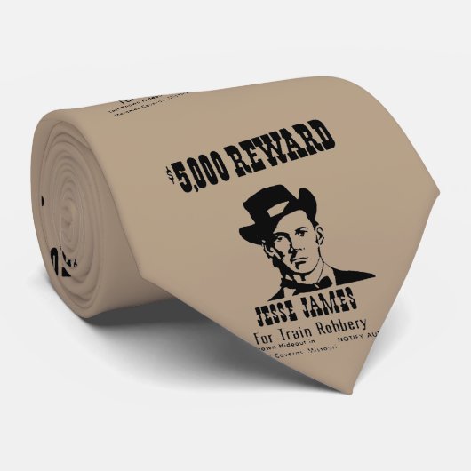 Gezocht Jesse James Stropdas (Opgerold)