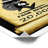 Gezocht katje dood of levend Poster (Hoek)