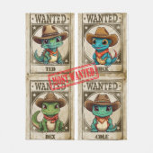 Gezocht Kawaii Iguana Fleece Deken (Voorkant)