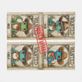 Gezocht Kawaii Iguana Fleece Deken (Voorkant (Horizontaal))