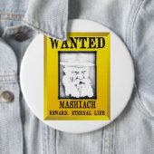 Gezocht: Mashiach Ronde Button 6,0 Cm (In situ)