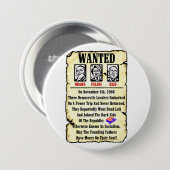 Gezocht: Obama, Pelosi, Reid Ronde Button 7,6 Cm (Voorkant /achterkant)