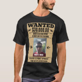 Gezocht: Old West gepersonaliseerd T-shirt (Voorkant)