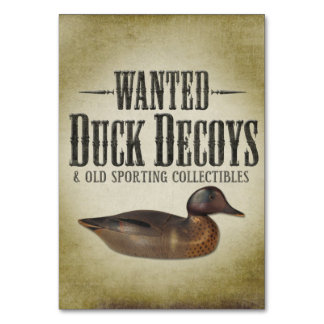 Gezocht - oude Duck Decoys Kaart