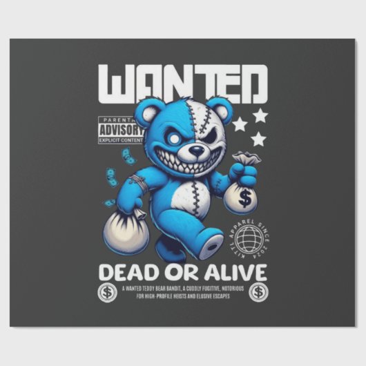 Gezocht Outlaw Beer Cadeaupapier (Vlak)