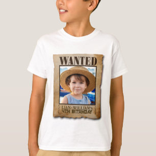 GEZOCHT! Piraten verjaardagsfeestje T-shirt