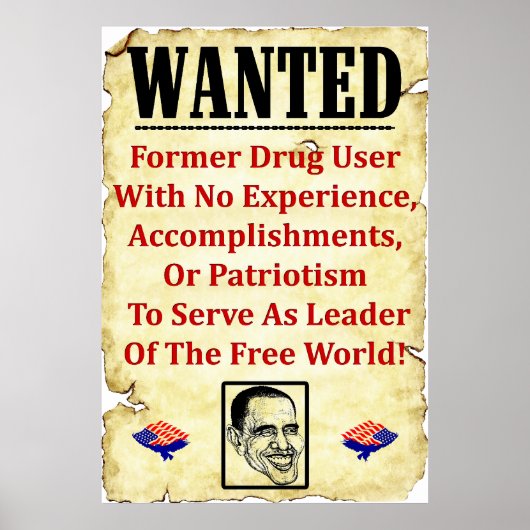 Gezocht Poster (Voorkant)