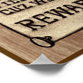 Gezocht Poster (Hoek)