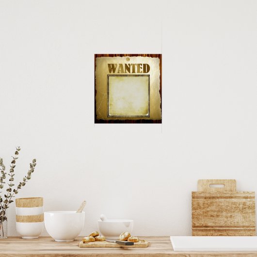 Gezocht Poster (Keuken)