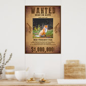 Gezocht Poster (Keuken)