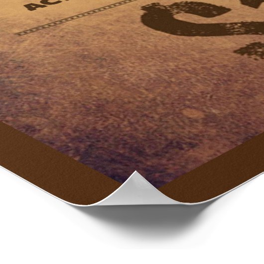 Gezocht Poster (Hoek)