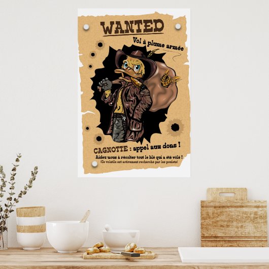 Gezocht Poster (Keuken)