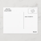 Gezocht Poster Aangepaste Sjabloon Briefkaart (Achterkant)