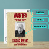 Gezocht Poster Aangepaste Sjabloon Briefkaart