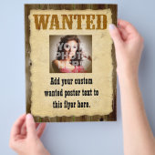 Gezocht Poster, Afbeelding Lijst Flyer (Hand)