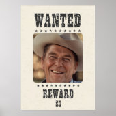 Gezocht Poster - Beloning $ 1 - Old West-stijl (Voorkant)