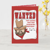 Gezocht Poster Birthday Wenskaart Kaart (Gele Bloem)