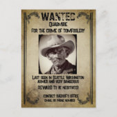 Gezocht Poster Briefkaart (Voorkant)