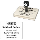 Gezocht Poster bruiloft 🤠 Custom Rubberstempel (Gestempeld)