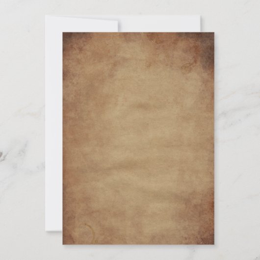 Gezocht Poster, Classic Westerne Verjaardagsuitnod Kaart (Achterkant)