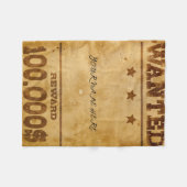 Gezocht Poster Deken (Voorkant (Horizontaal))