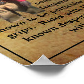 Gezocht Poster Dirty Dan (Hoek)