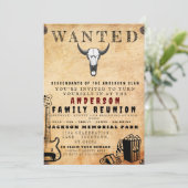 Gezocht Poster Familie reunion Barbeque Uitnodigin Kaart (Staand voorkant)