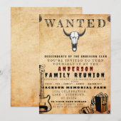 Gezocht Poster Familie reunion Barbeque Uitnodigin Kaart (Voorkant / Achterkant)