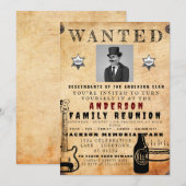 Gezocht Poster Familie reunion Barbeque Uitnodigin Kaart (Voorkant / Achterkant)