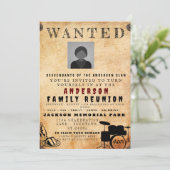 Gezocht Poster Familie reunion Barbeque Uitnodigin Kaart (Staand voorkant)