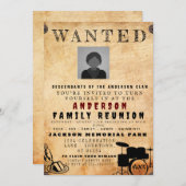 Gezocht Poster Familie reunion Barbeque Uitnodigin Kaart (Voorkant / Achterkant)