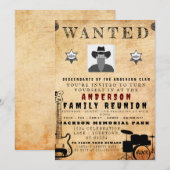 Gezocht Poster Familie reunion Barbeque Uitnodigin Kaart (Voorkant / Achterkant)