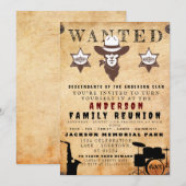 Gezocht Poster Familie reunion Barbeque Uitnodigin Kaart (Voorkant / Achterkant)