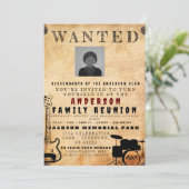 Gezocht Poster Familie reunion Barbeque Uitnodigin Kaart (Staand voorkant)