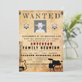 Gezocht Poster Familie reunion Barbeque Uitnodigin Kaart (Staand voorkant)