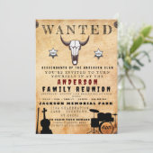 Gezocht Poster Familie reunion Barbeque Uitnodigin Kaart (Staand voorkant)