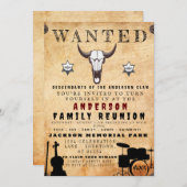 Gezocht Poster Familie reunion Barbeque Uitnodigin Kaart (Voorkant / Achterkant)